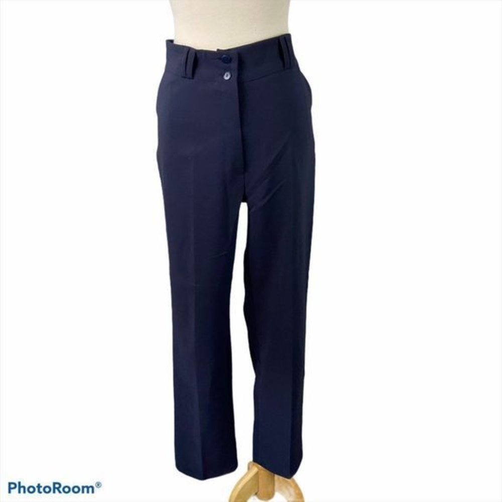 Navy Blue‎ Straight Legged Dress Pants